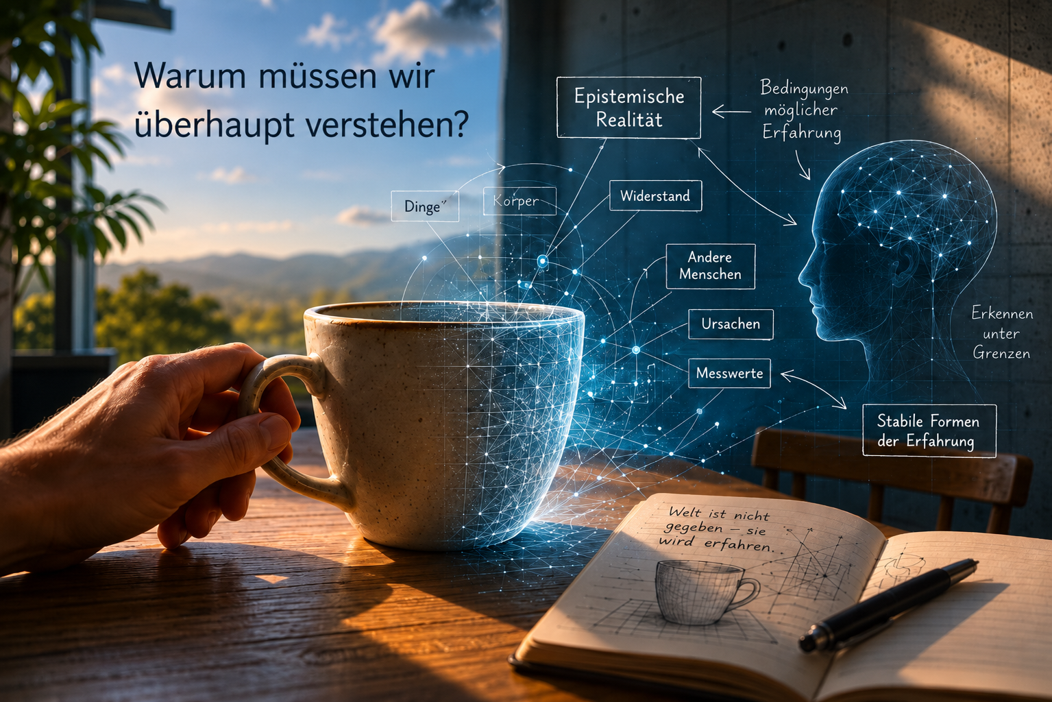 Warum müssen wir überhaupt verstehen? Epistemische Realität.